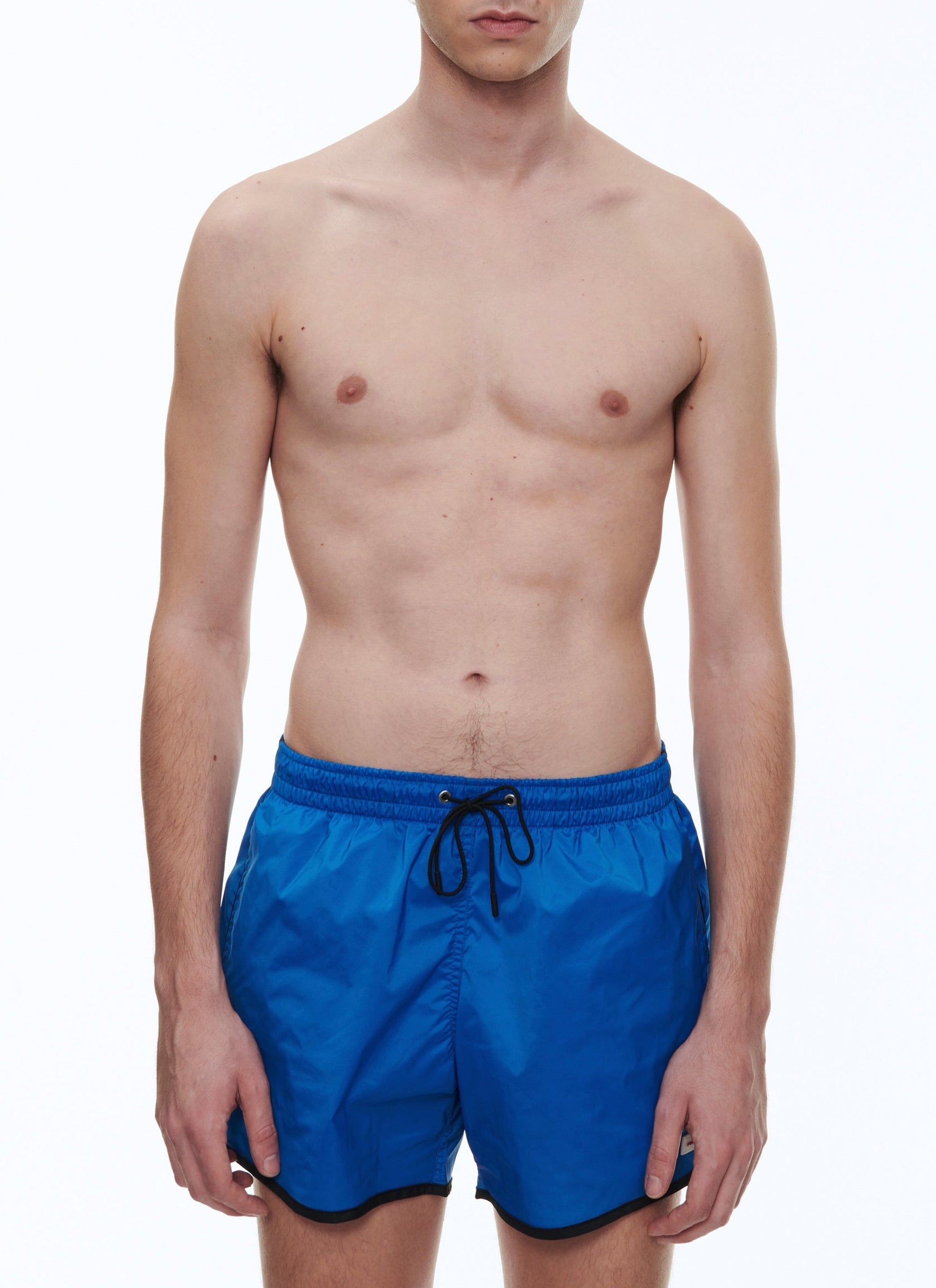 Short de bain uni - Bleu électrique