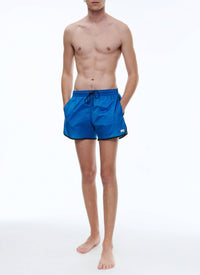 Short de bain uni - Bleu électrique