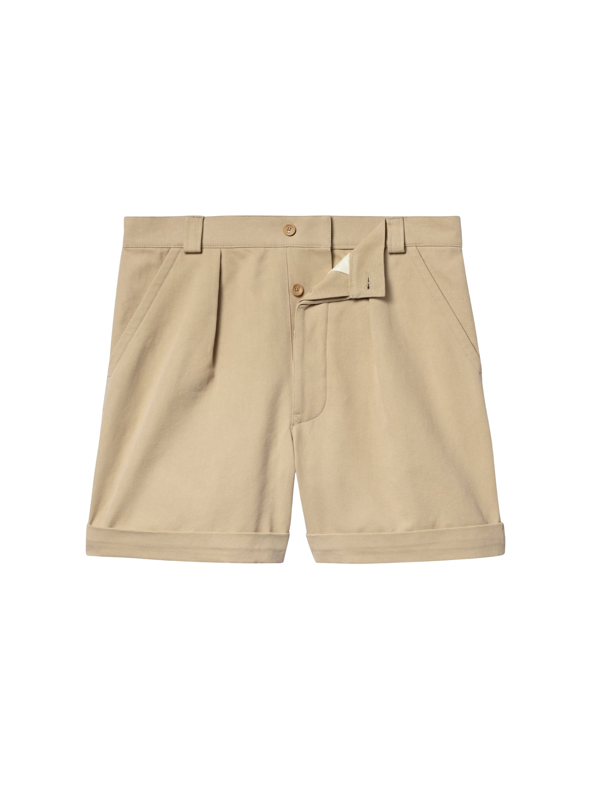 Bermuda en toile de coton - Ficelle