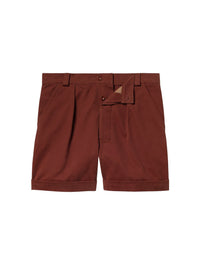 Bermuda en toile de coton - Marron