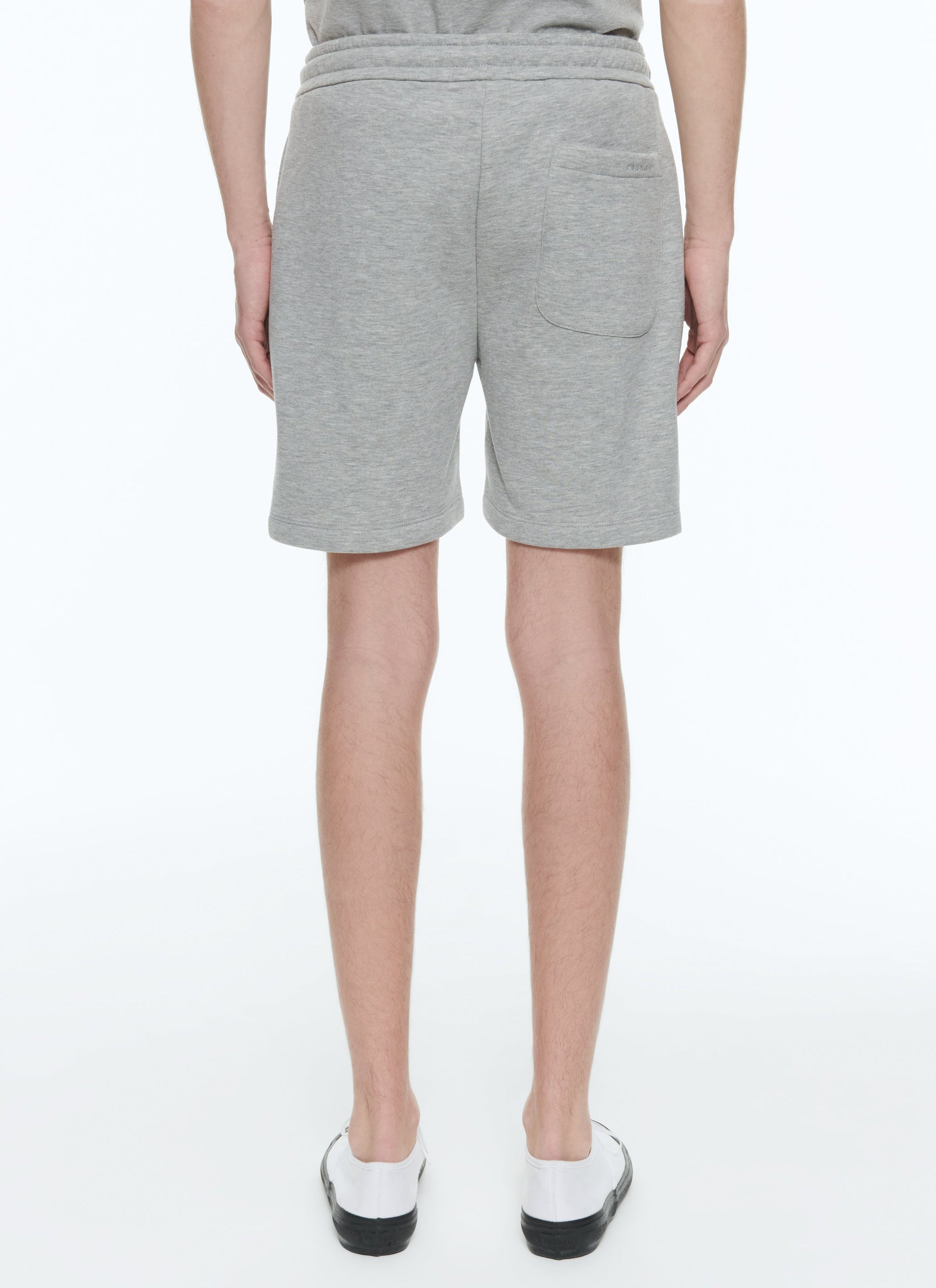 Short en jersey de coton - Gris