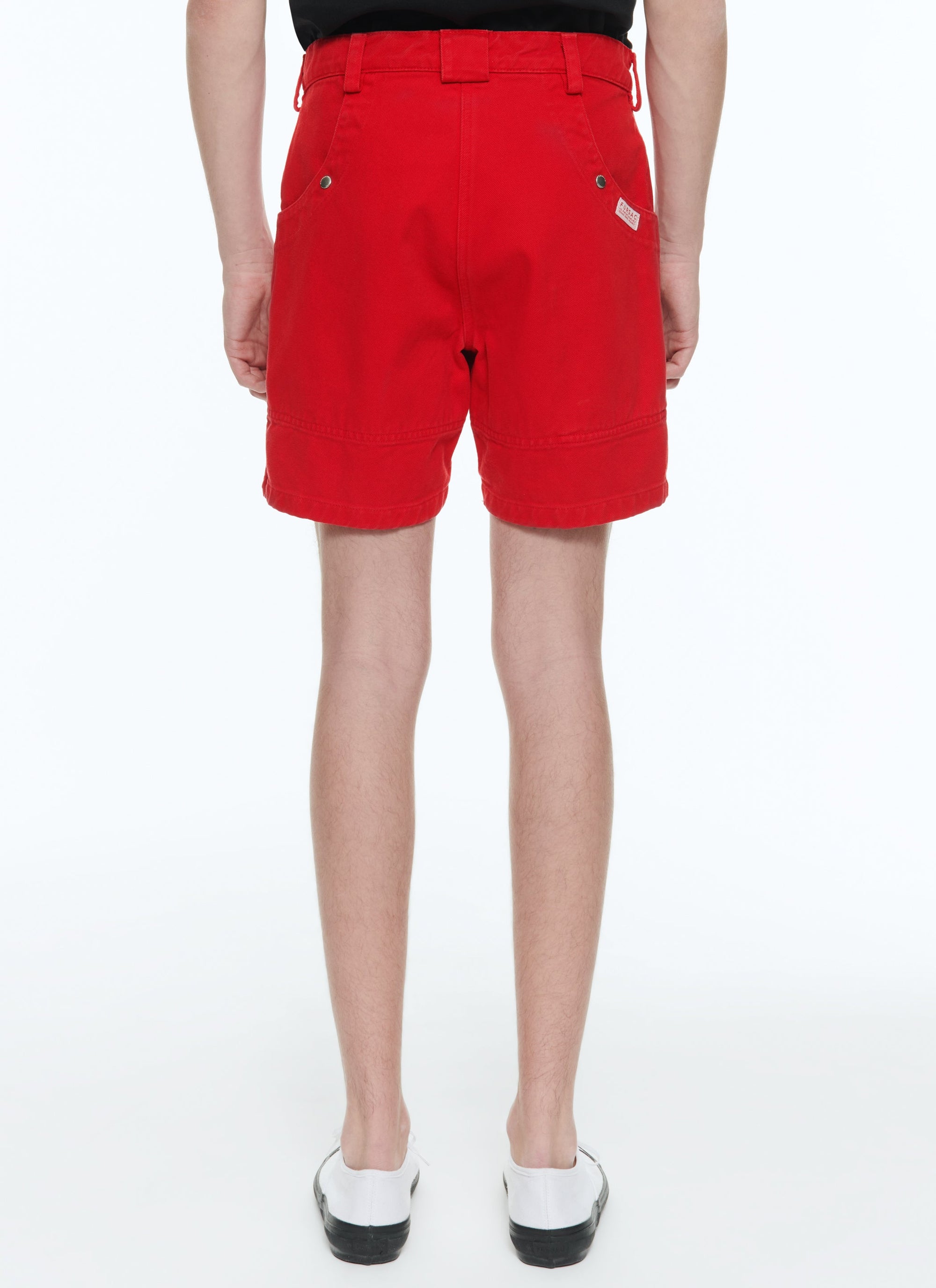 Bermuda en twill de coton - Rouge