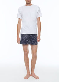 Caleçon à taille élastiquée - Bleu marine