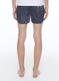 Caleçon à taille élastiquée - Bleu marine