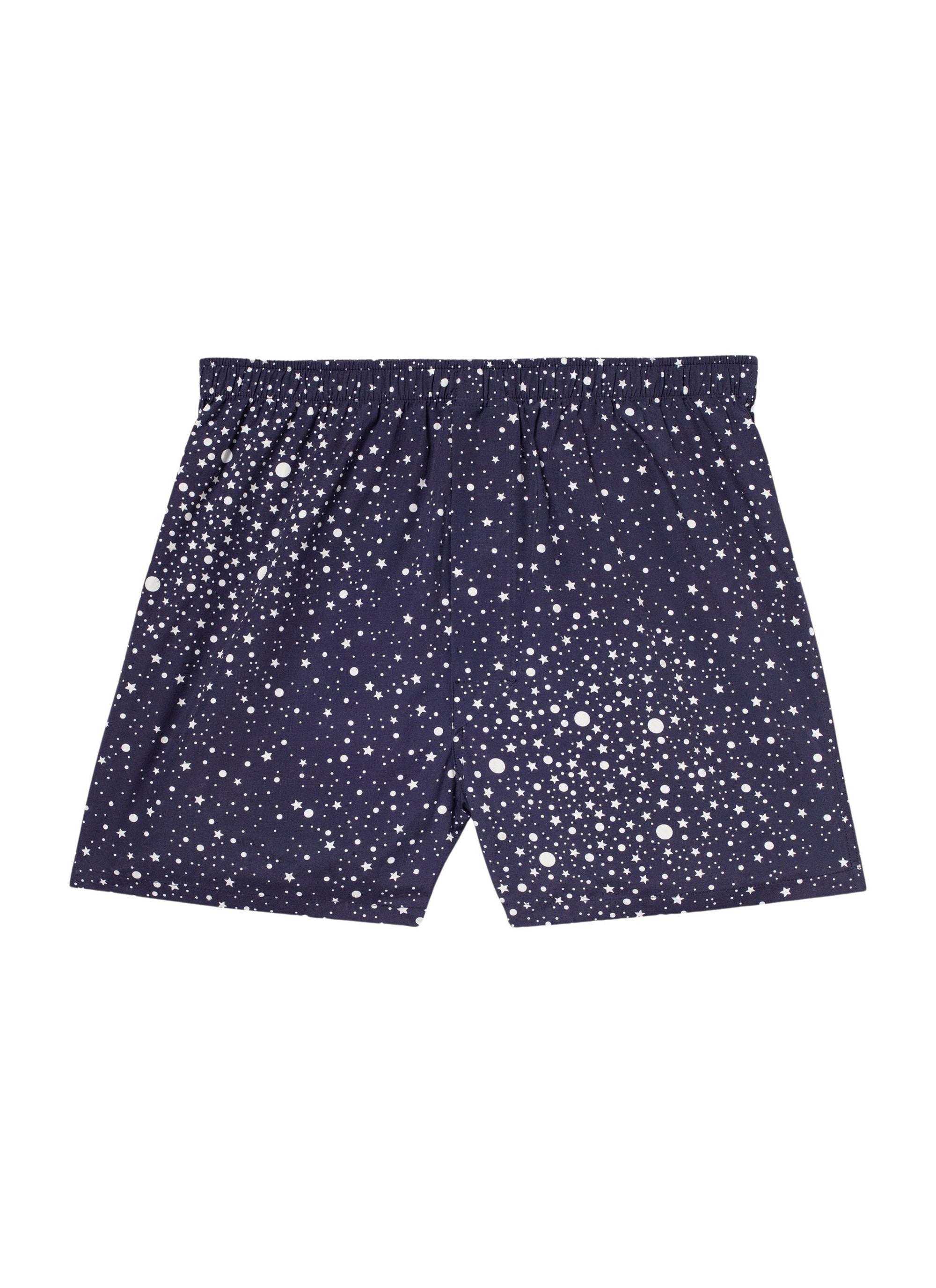 Caleçon à taille élastiquée - Bleu marine