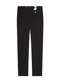 Cotton gabardine chino trousers - Black