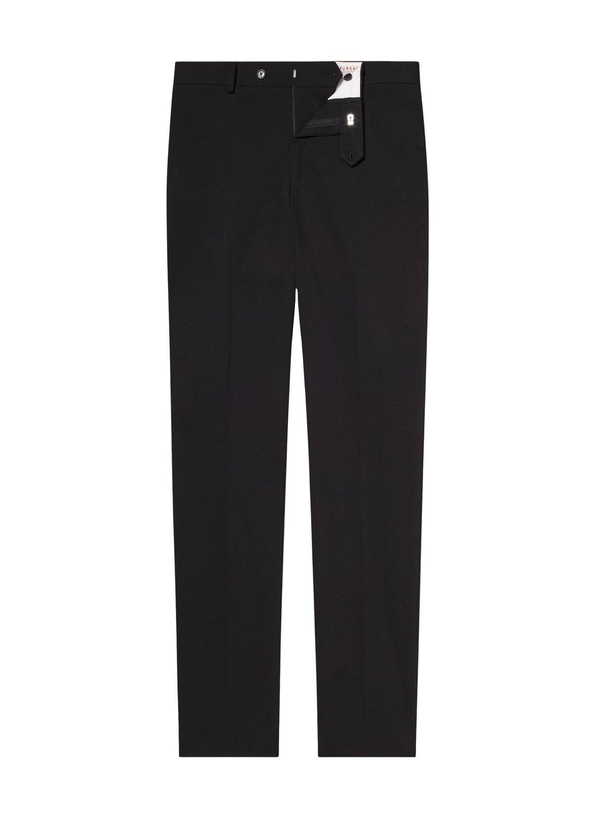 Cotton gabardine chino trousers - Black