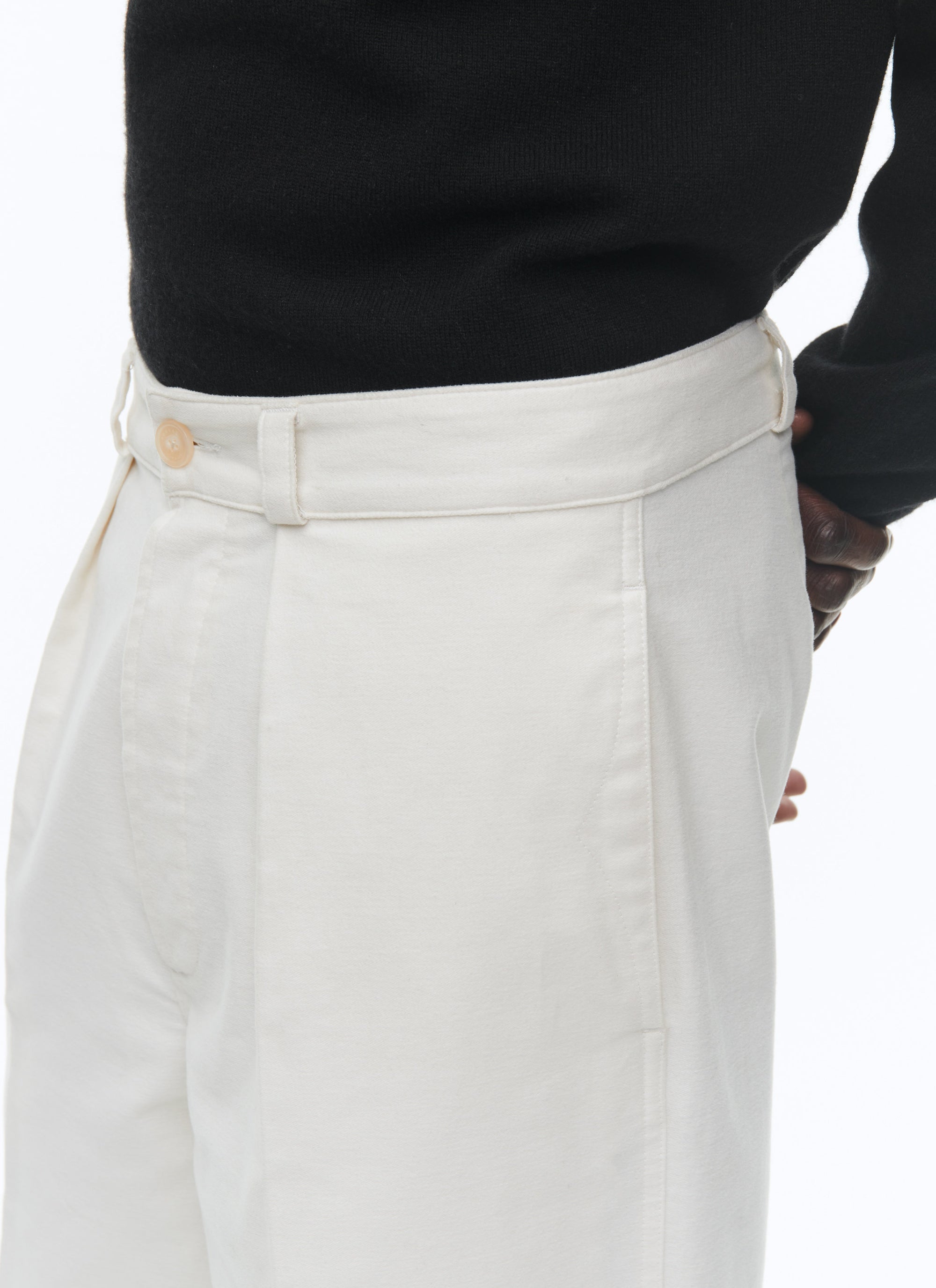 Écru Pantalon - Écru