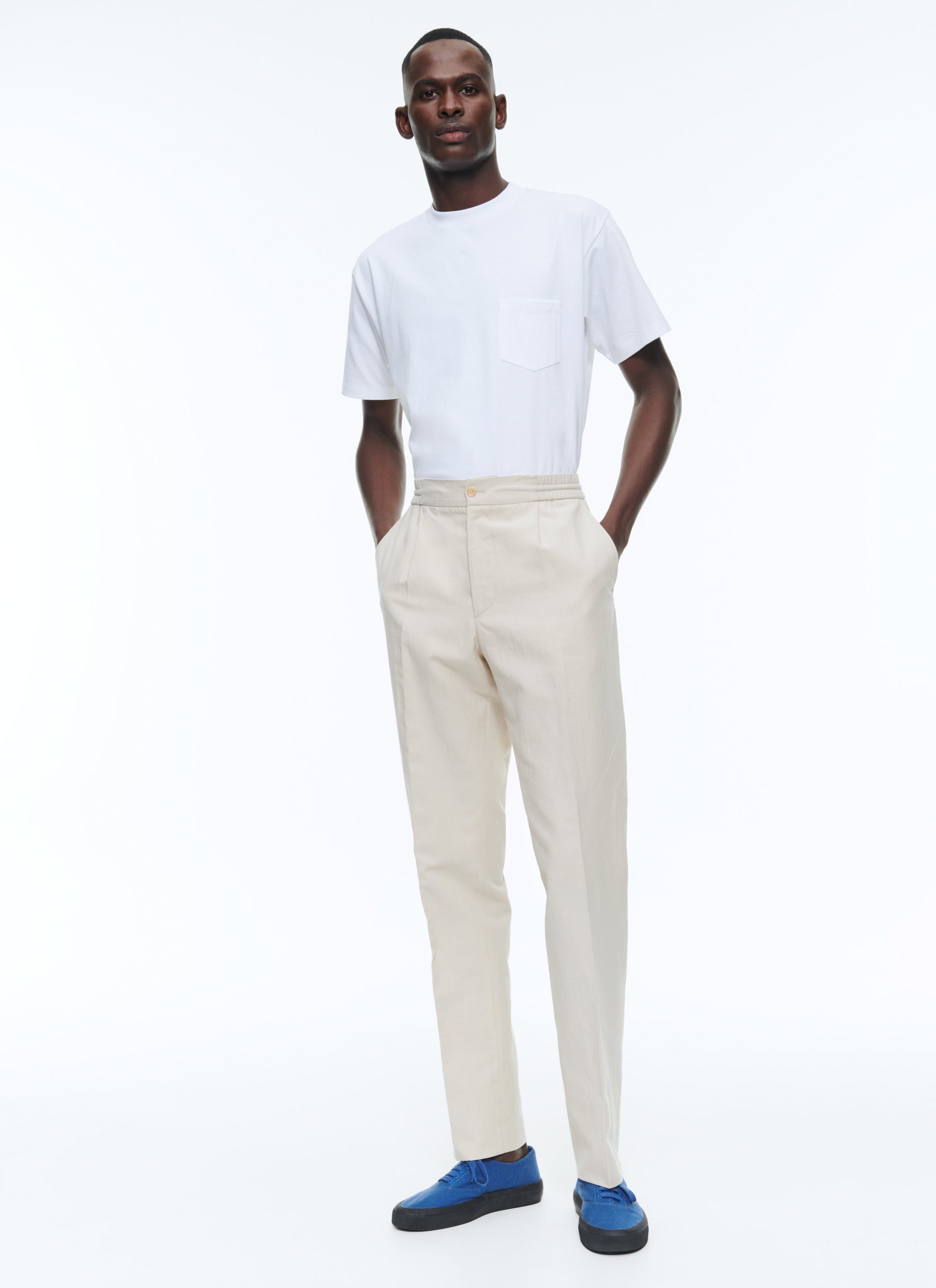 Grège Pantalon - Grège