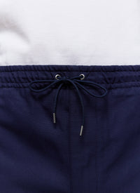 Short élastiqué à cordon - Marine