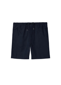 Short élastiqué à cordon - Marine