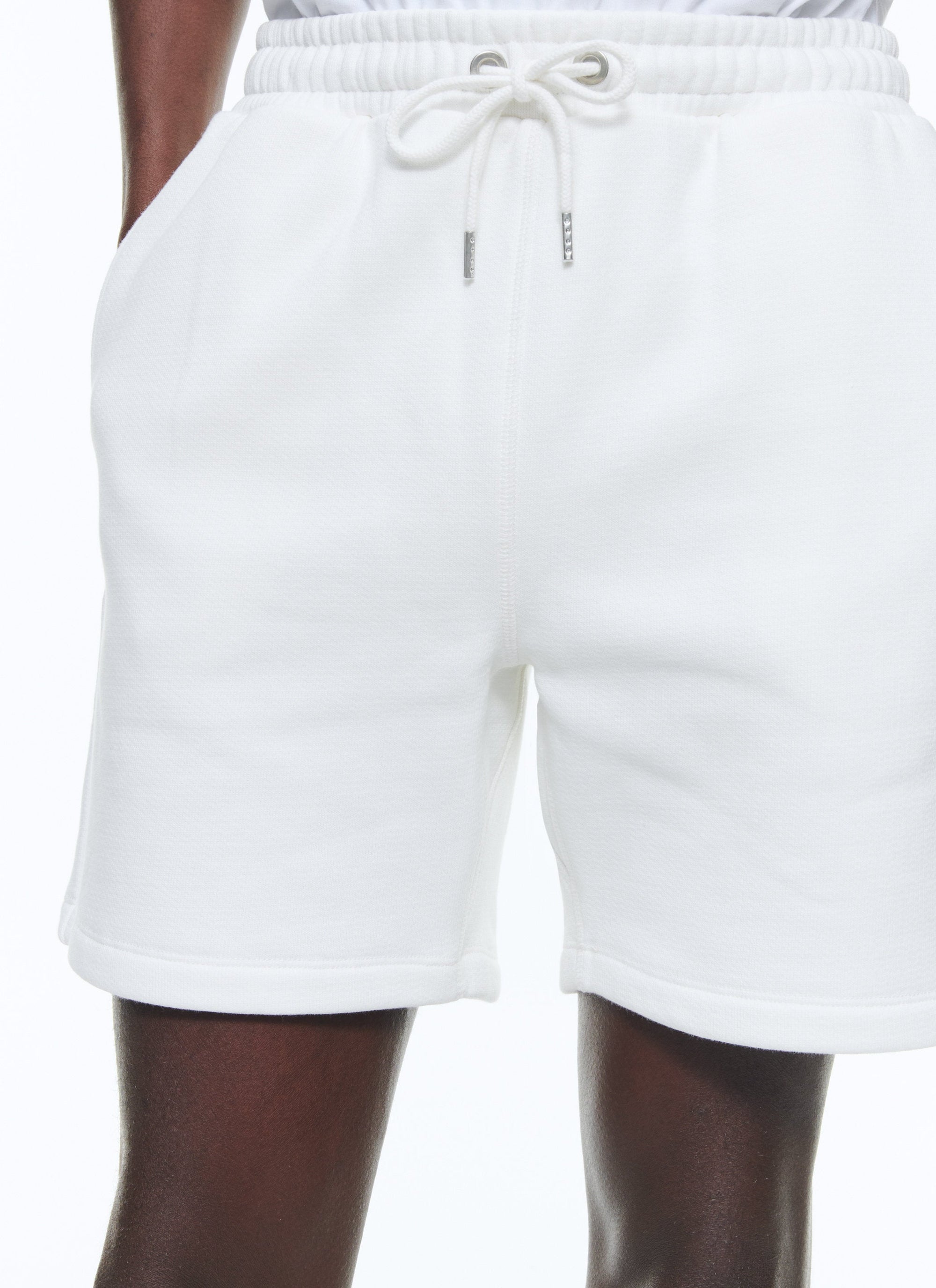 Short avec cordon de serrage - Blanc