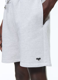 Short avec cordon de serrage - Gris Chiné