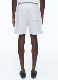 Short avec cordon de serrage - Gris Chiné