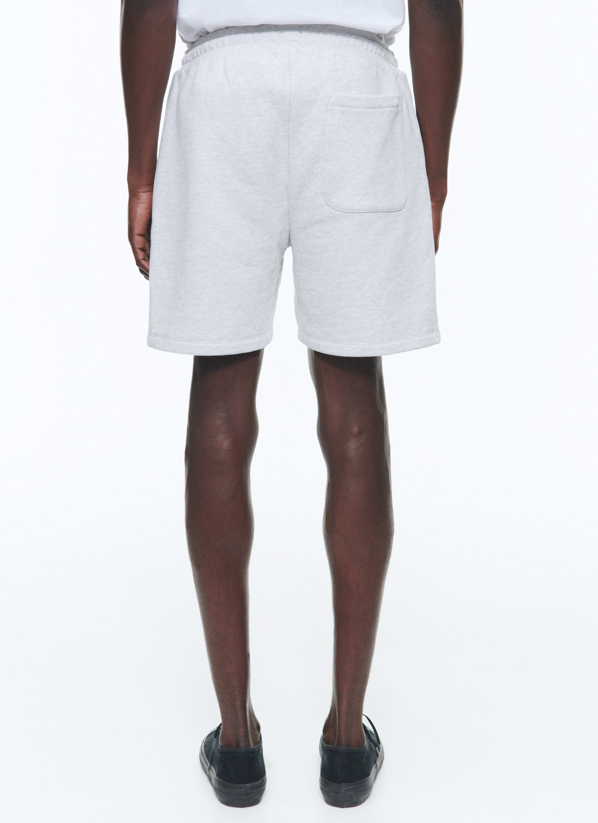 Short avec cordon de serrage - Gris Chiné