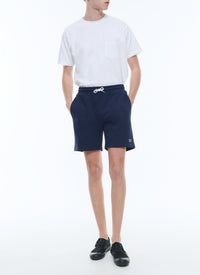 Short avec cordon de serrage - Marine