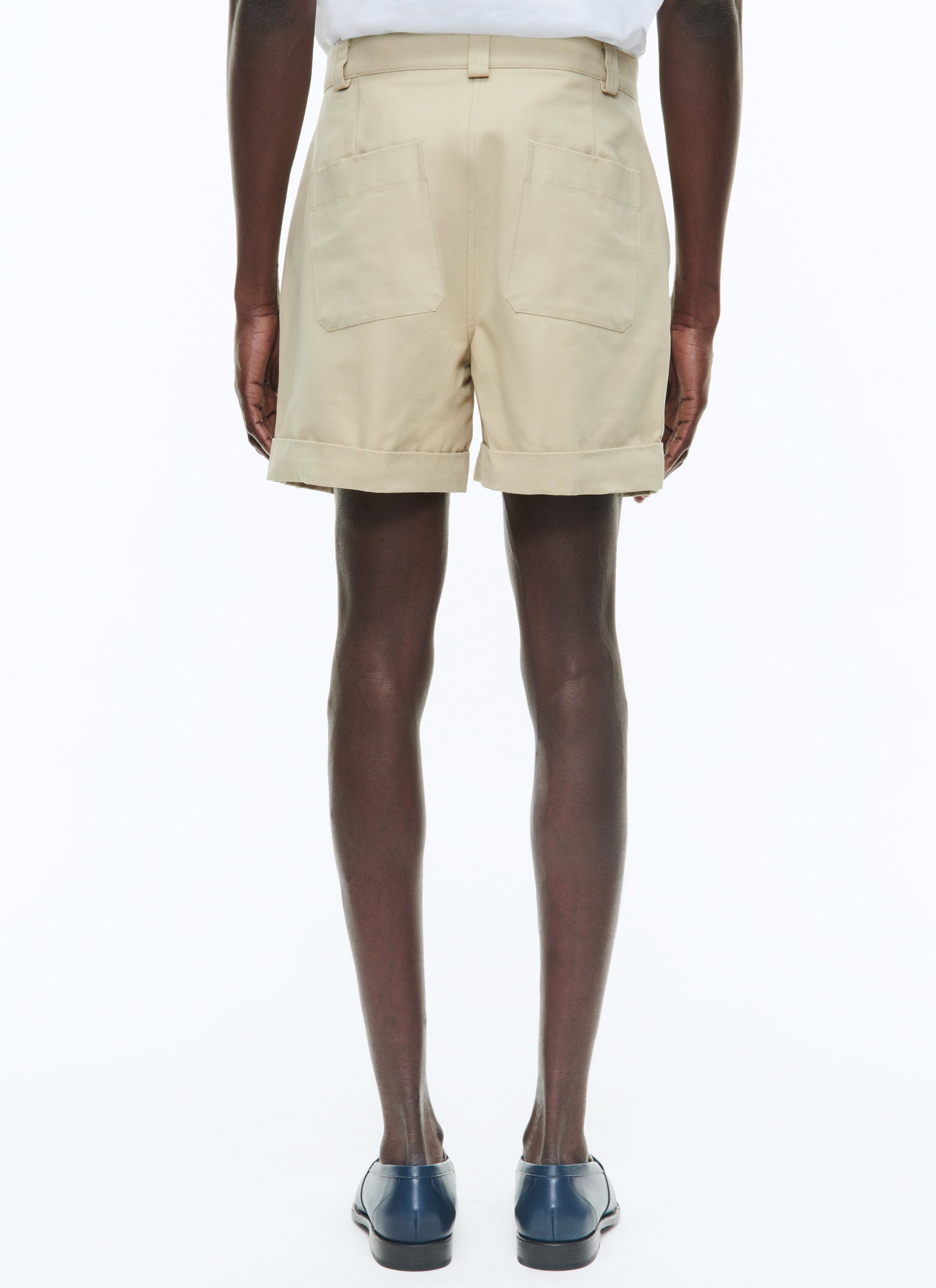 Bermuda shorts with button fastening - Ficelle