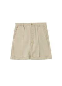 Bermuda shorts with button fastening - Ficelle