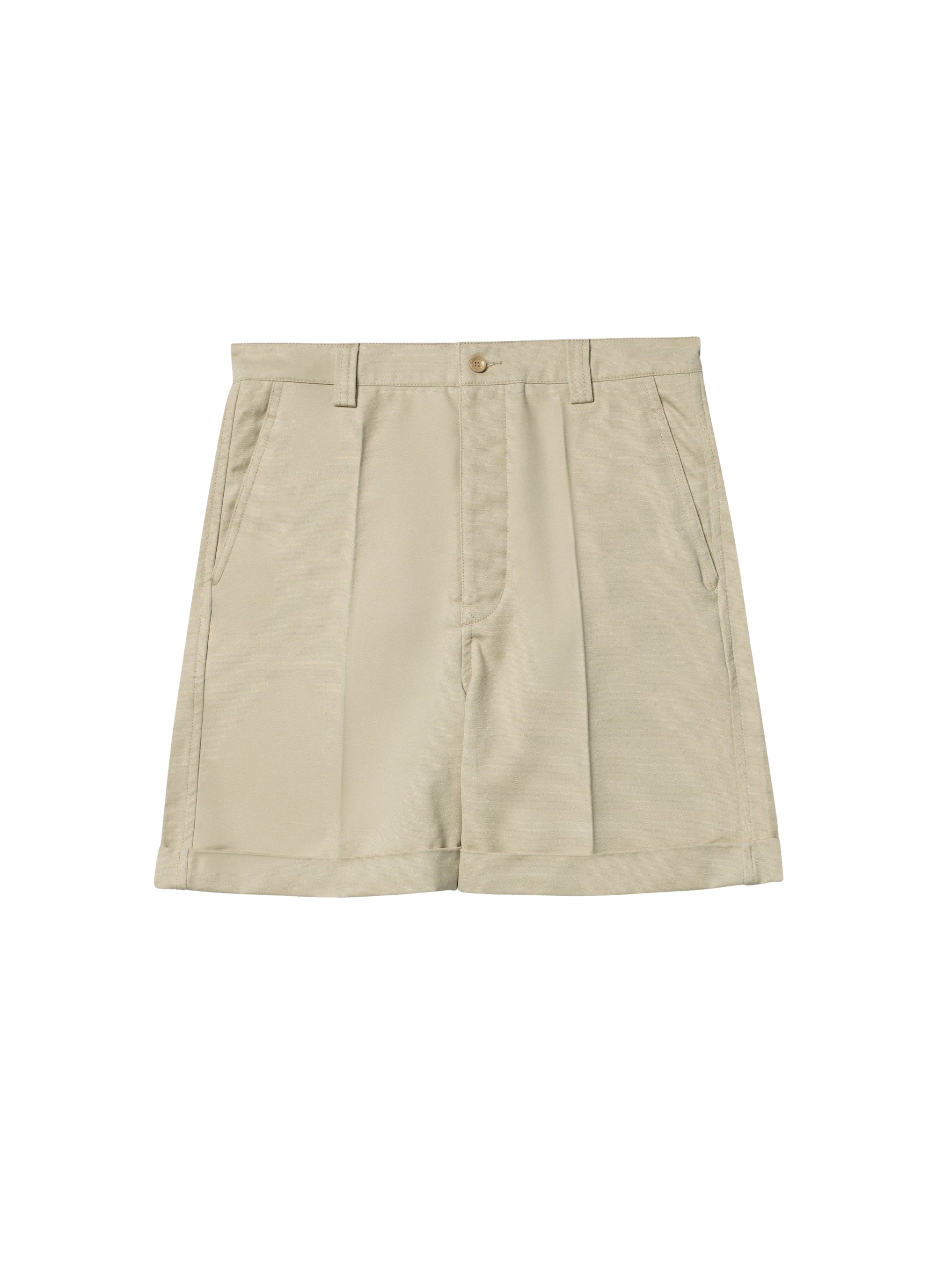 Bermuda shorts with button fastening - Ficelle