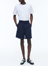 Bermuda shorts with button fastening - Carbon