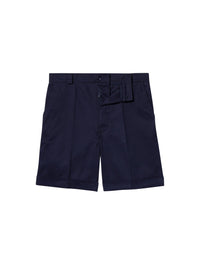 Bermuda shorts with button fastening - Carbon