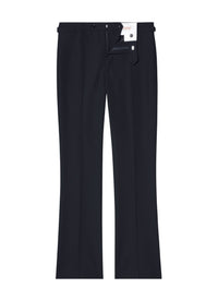 Pantalon ajusté en laine - Marine