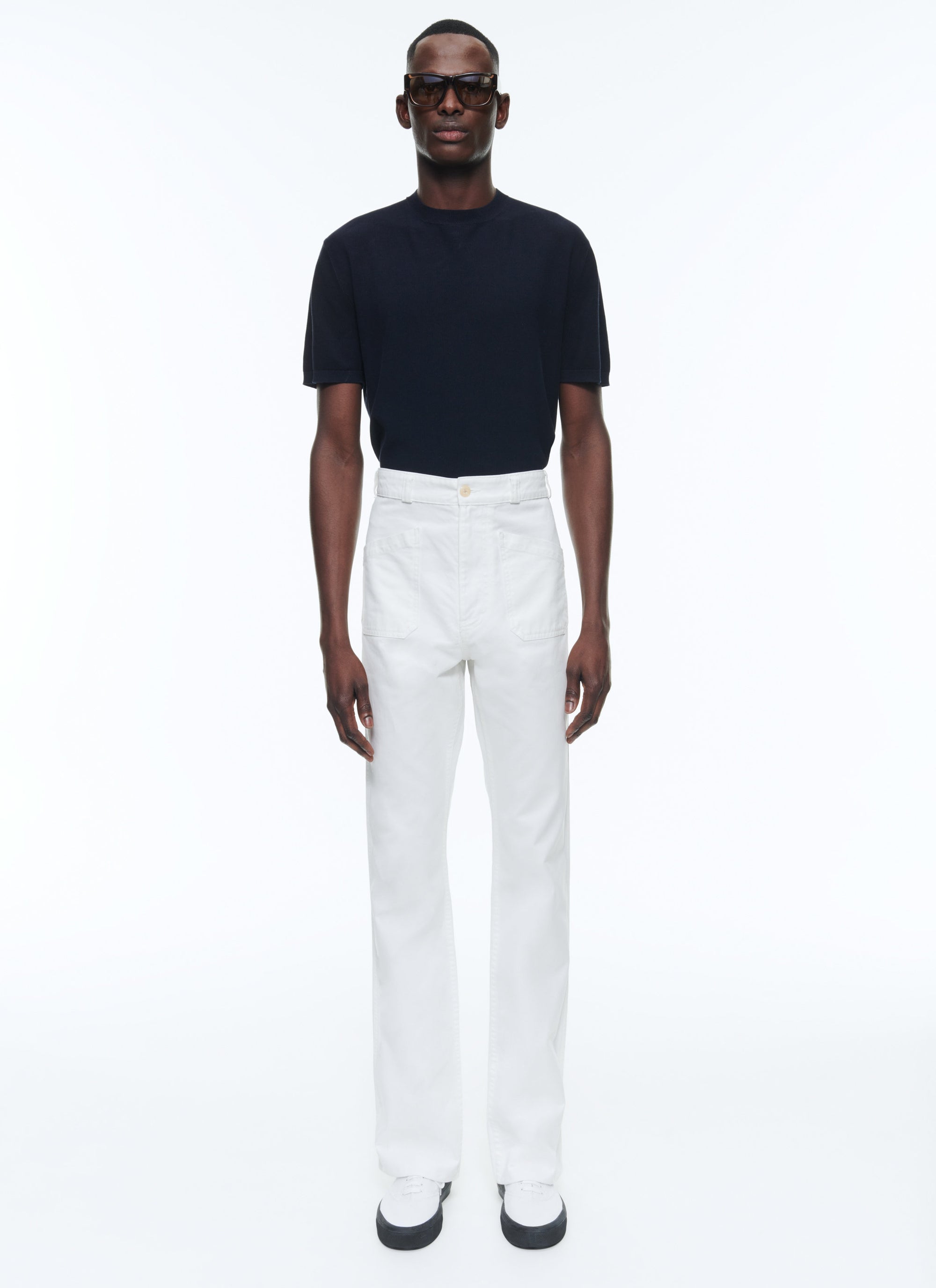 Blanc Pantalon - Blanc