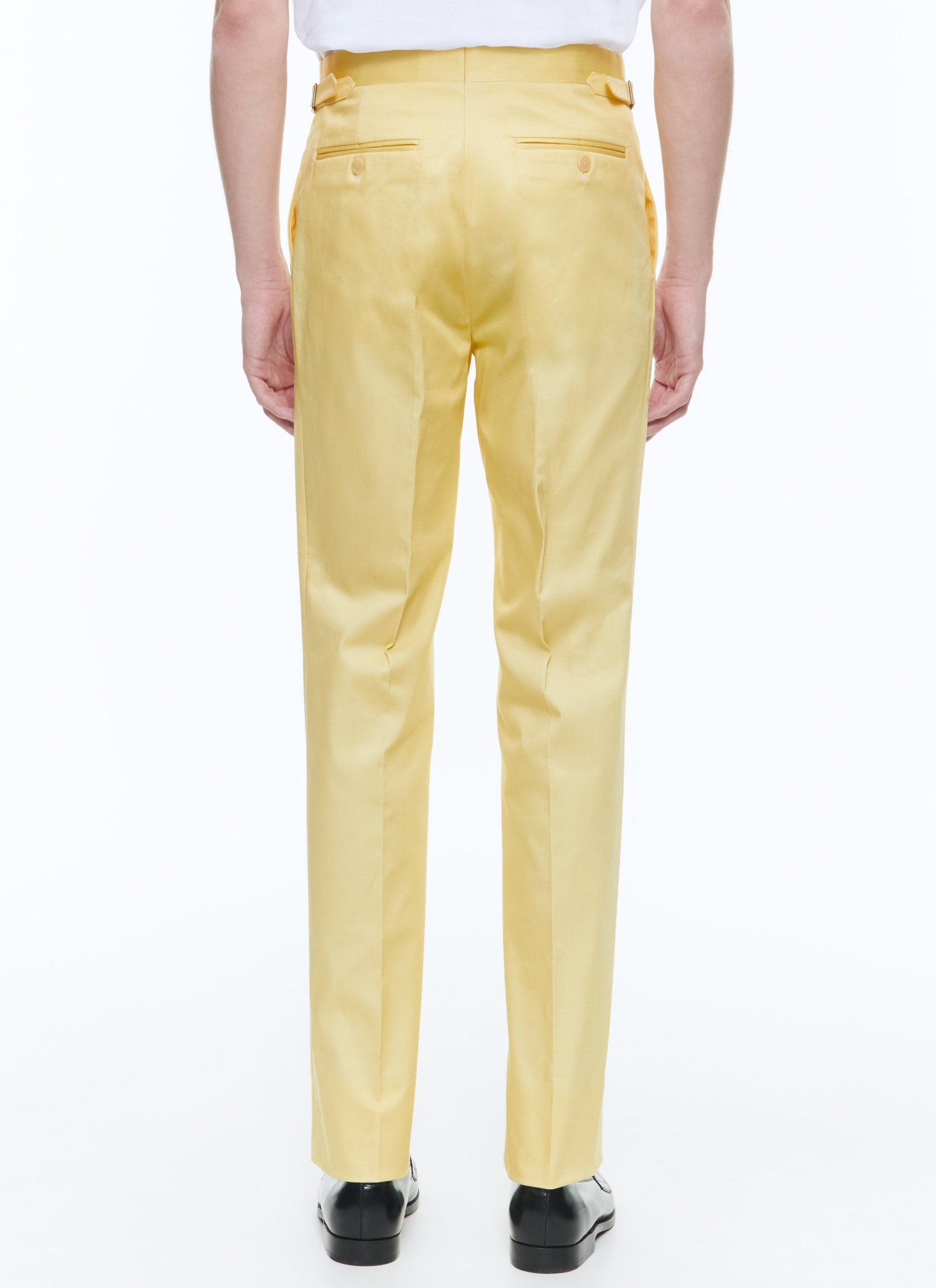 Pantalon chino ajusté - Jaune Pastel