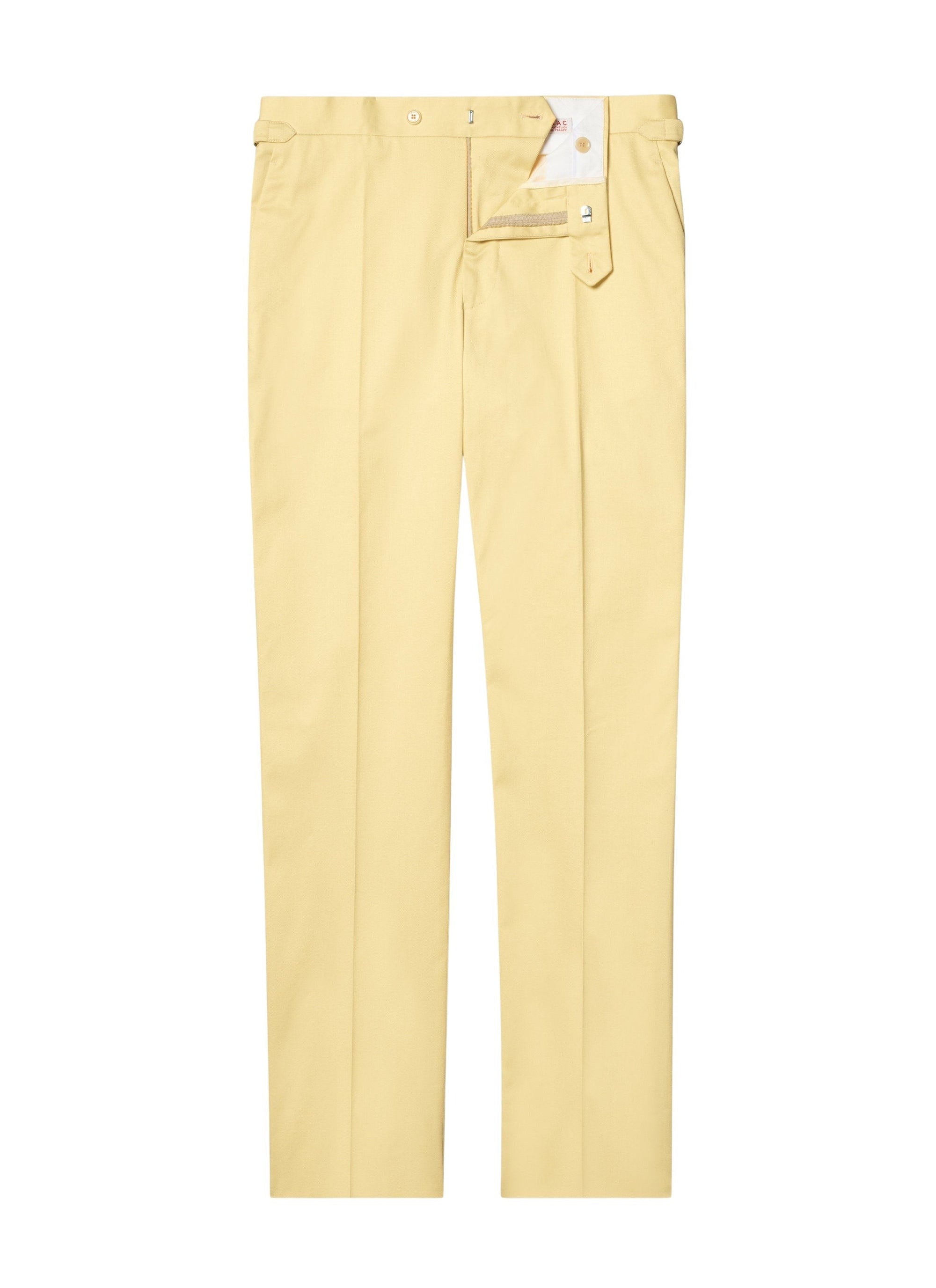 Pantalon chino ajusté - Jaune Pastel