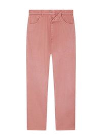 Pantalon multi-poches en twill de coton - Rose Pâle