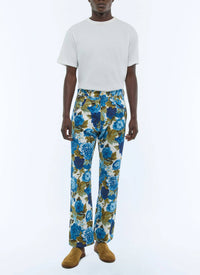 Imprimé Fleuri Foncé Pantalon - Imprimé Fleuri Foncé