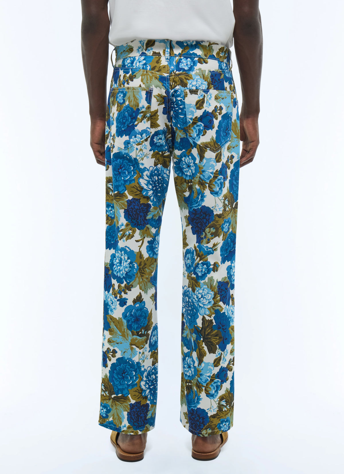 Imprimé Fleuri Foncé Pantalon - Imprimé Fleuri Foncé