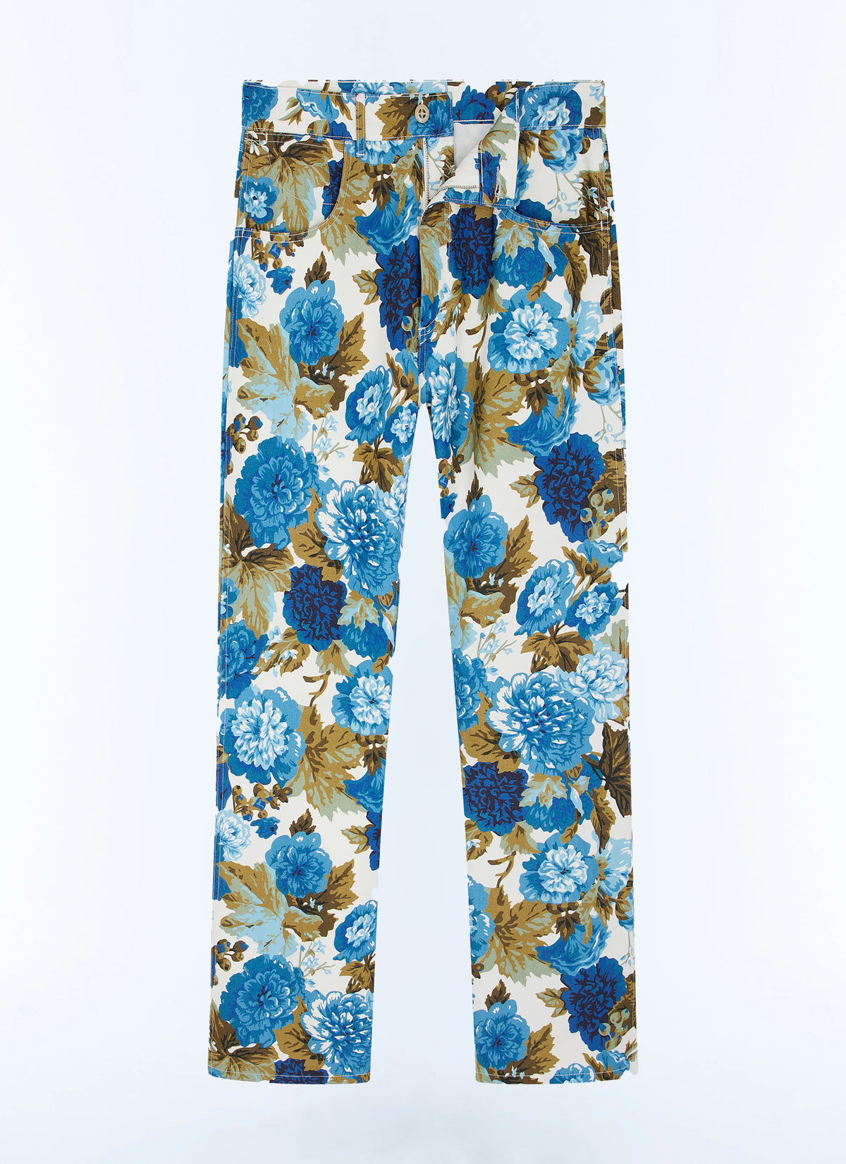 Imprimé Fleuri Foncé Pantalon - Imprimé Fleuri Foncé