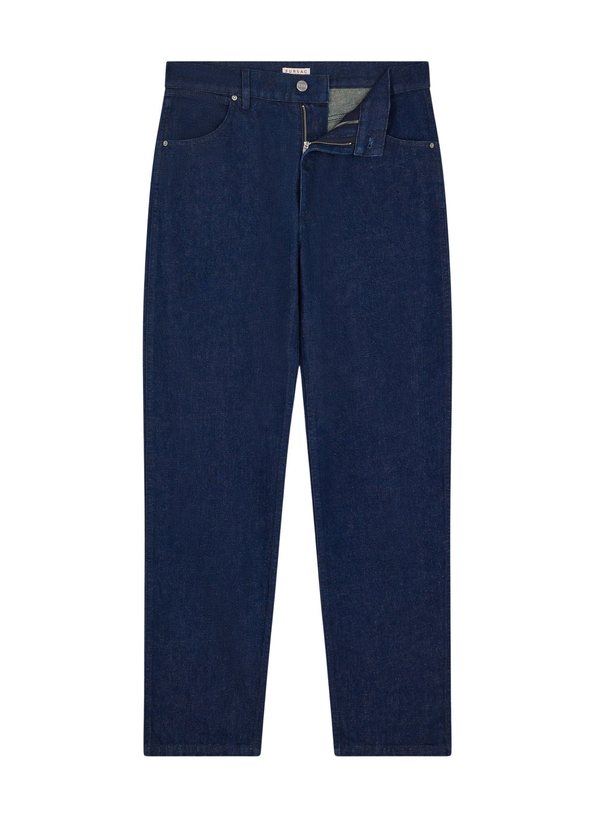 5-pocket trousers in cotton and linen - Indigo