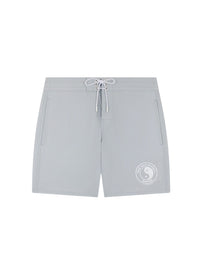 Fabric swim shorts - Silver