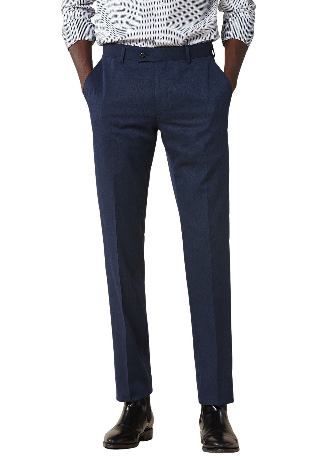 Wool suit trousers - Petrole