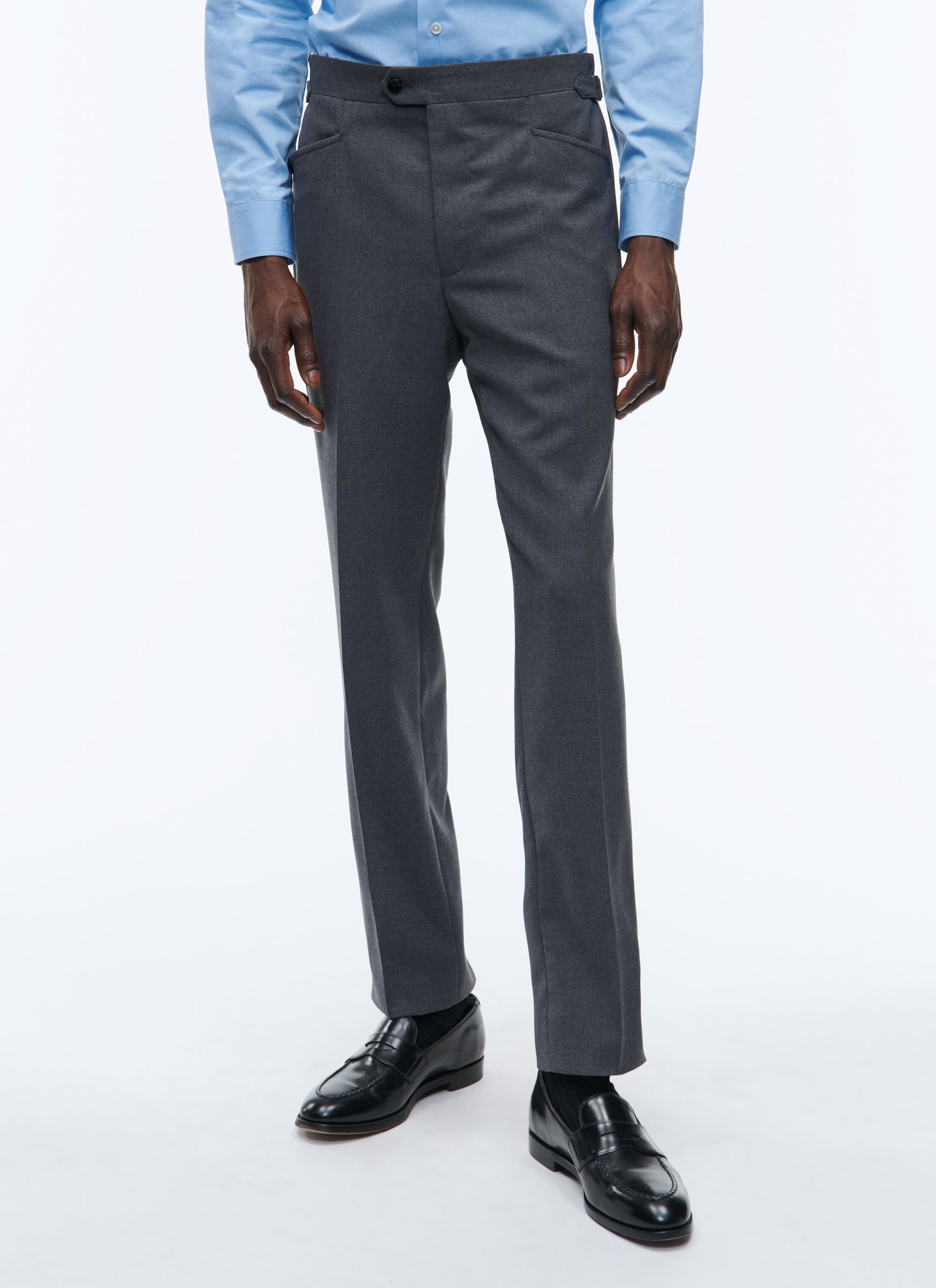 Fresco wool trousers - Ash