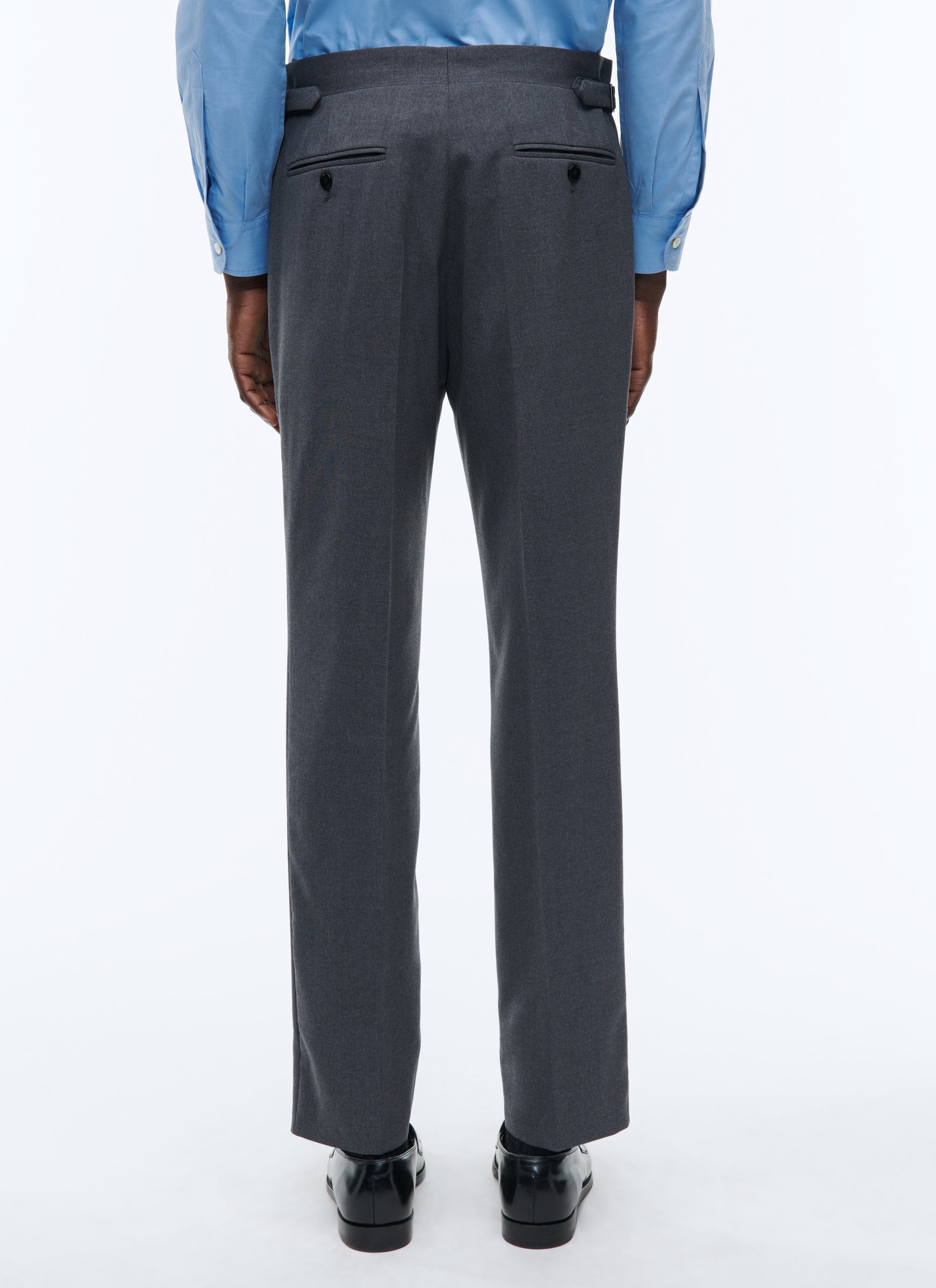 Fresco wool trousers - Ash