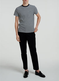 Wide-leg chino trousers - Black