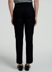 Wide-leg chino trousers - Black