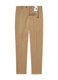 Cotton gabardine chino trousers - Beige