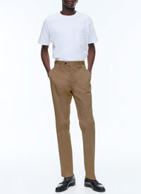 Slim-fit chino trousers - Tilleul