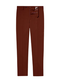 Pantalon chino ajusté - Brique
