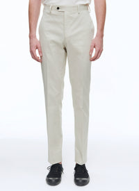 Pantalon chino ajusté - Naturel