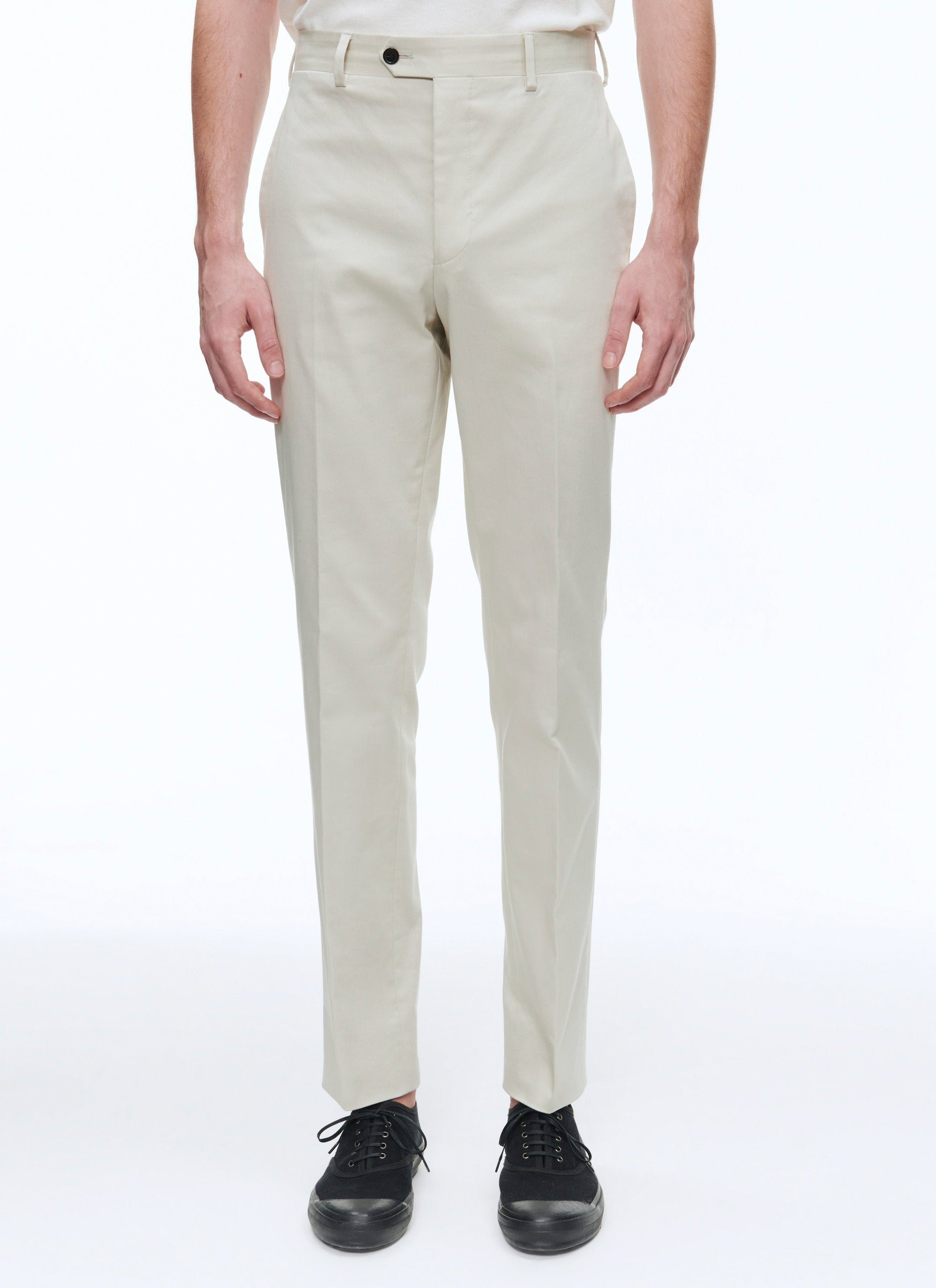 Pantalon chino ajusté - Naturel