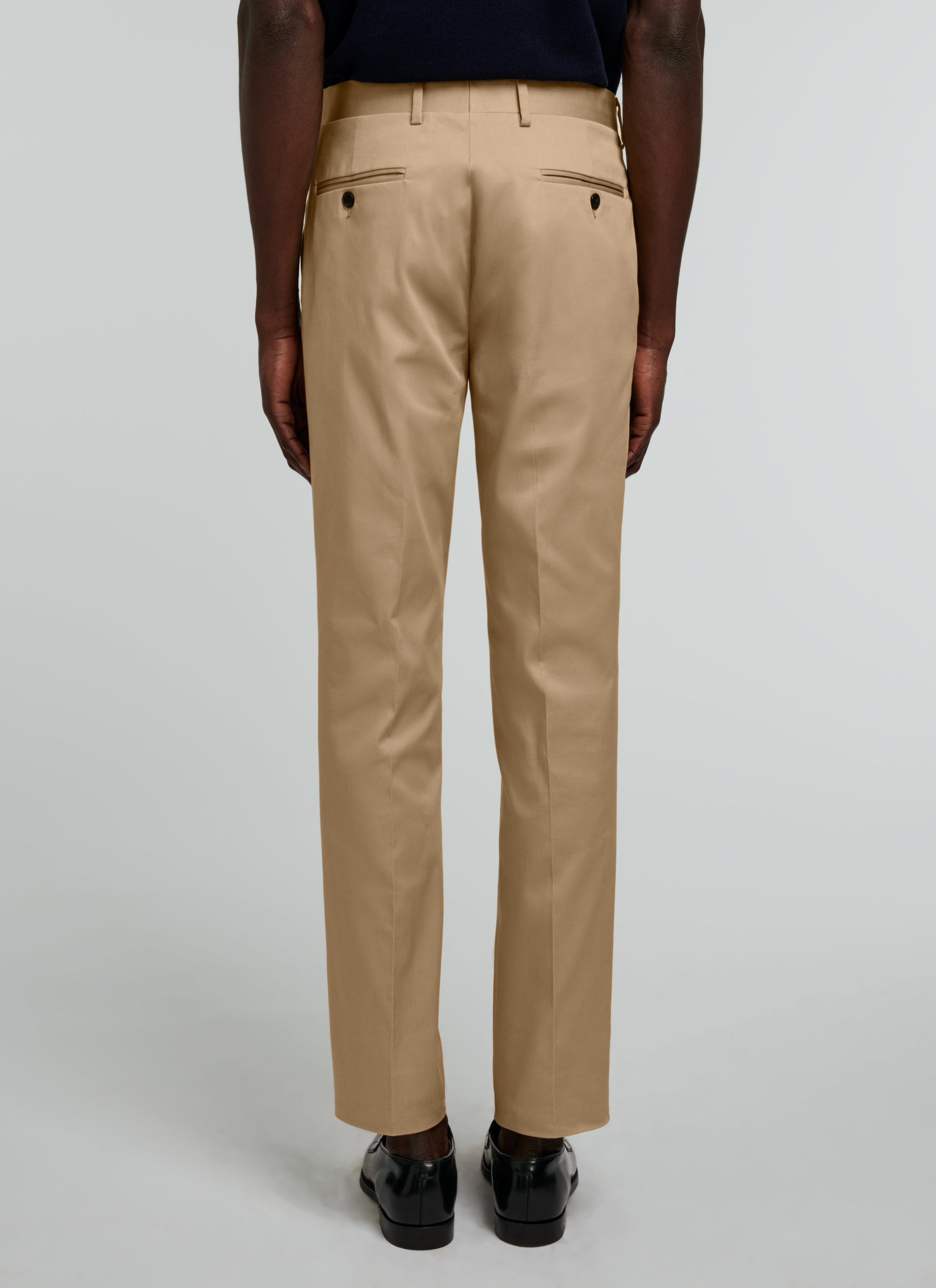 Chino en gabardine de coton - Beige