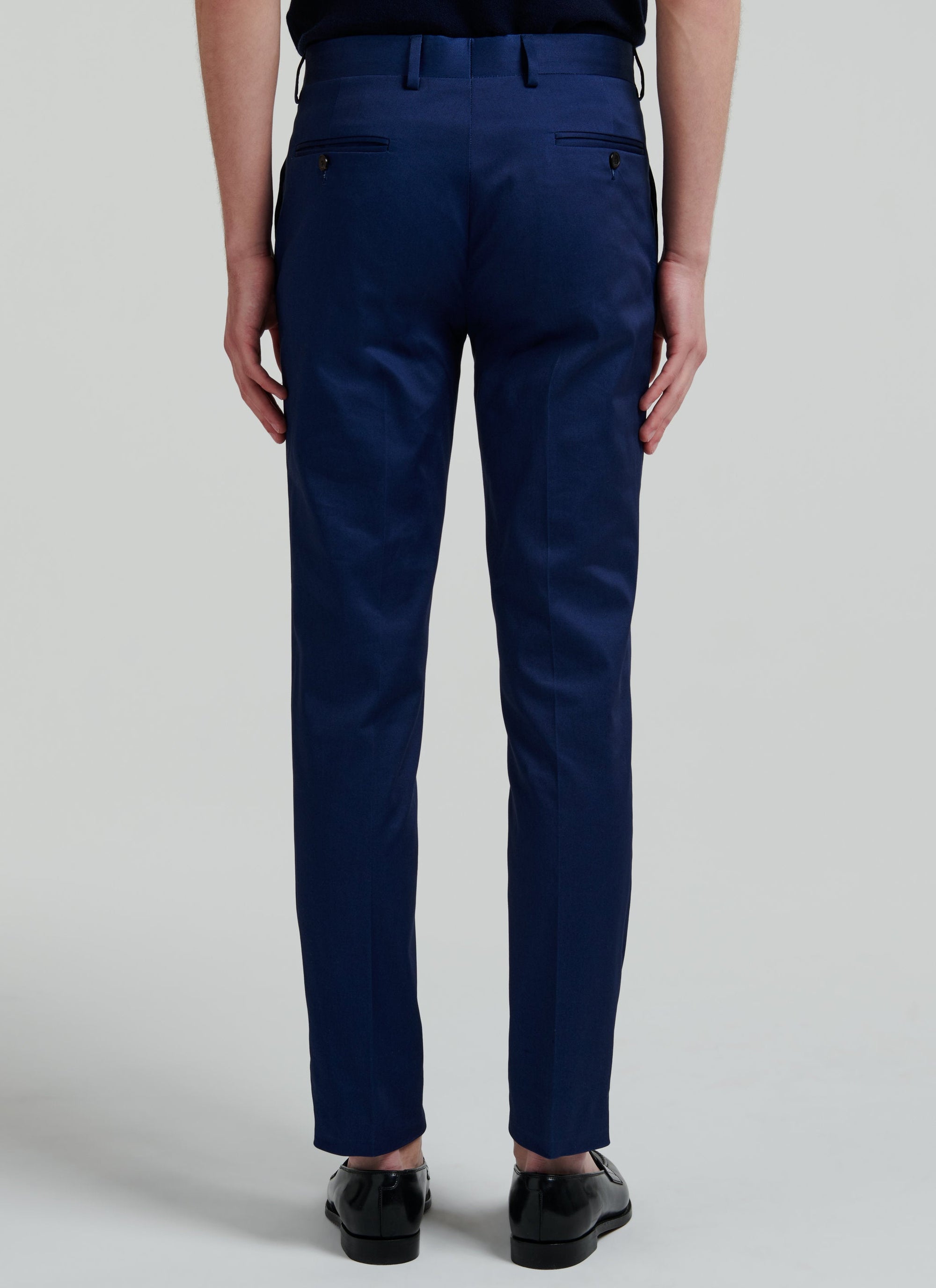 Pantalon chino ajusté - Indigo