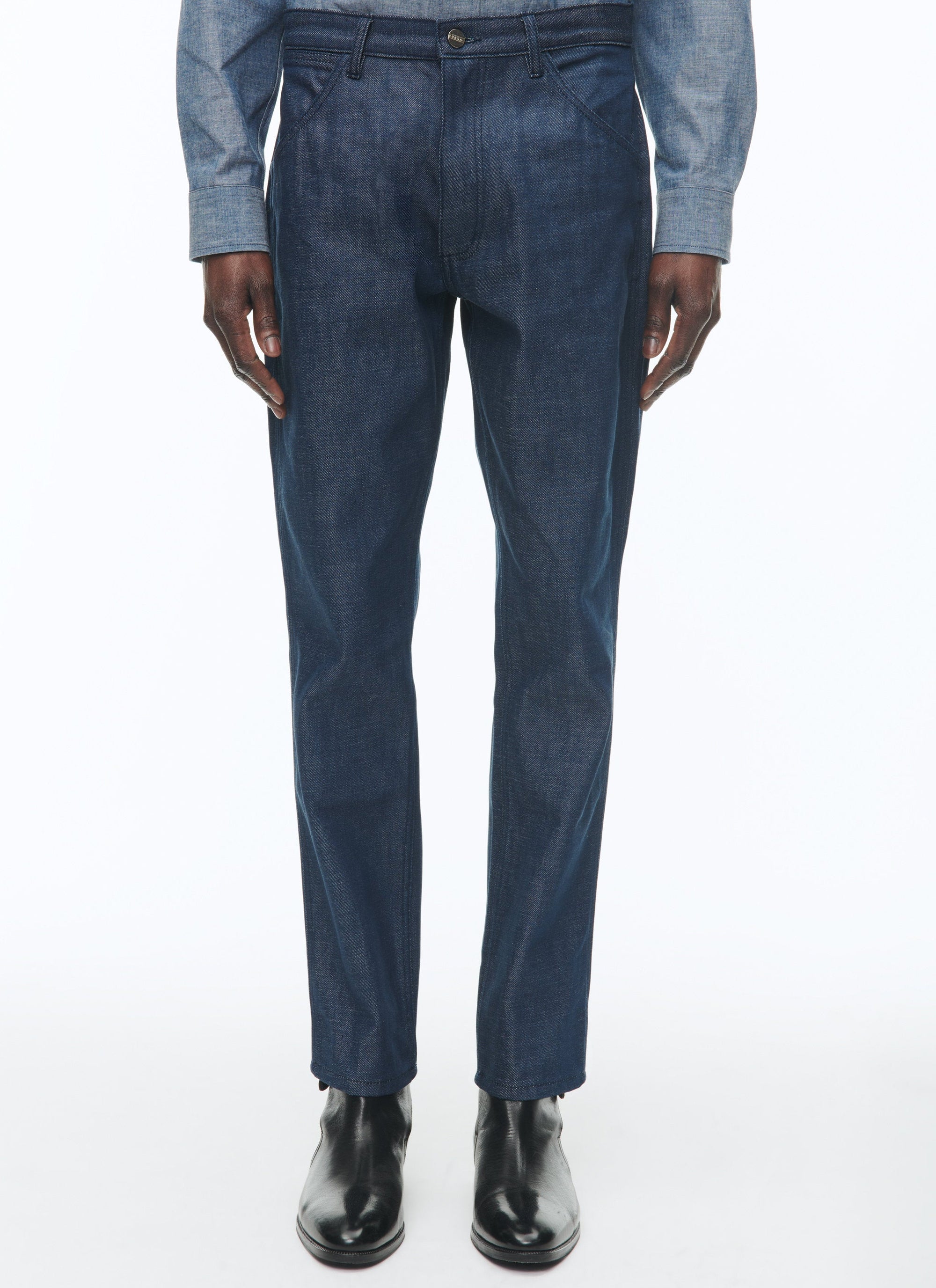 Pocket denim trousers - Indigo