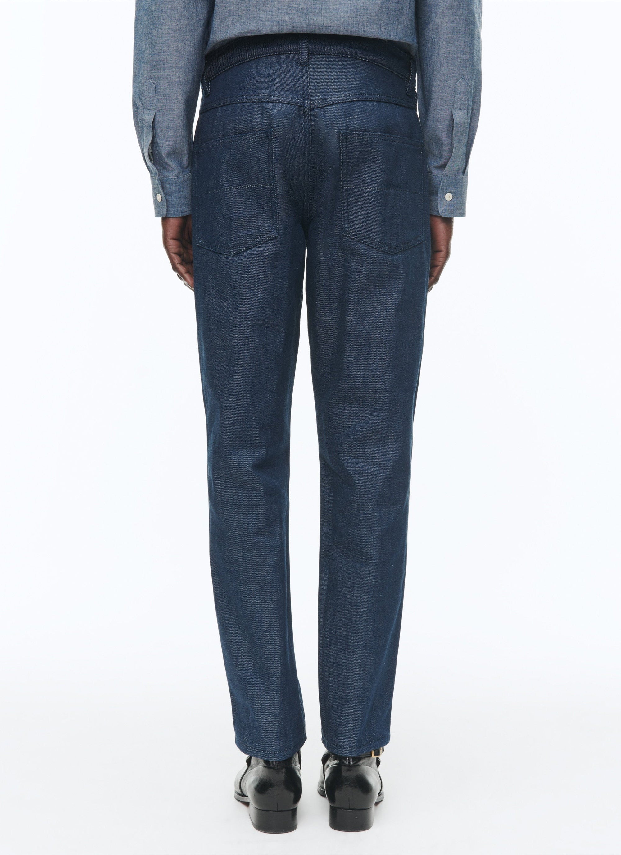 Pocket denim trousers - Indigo