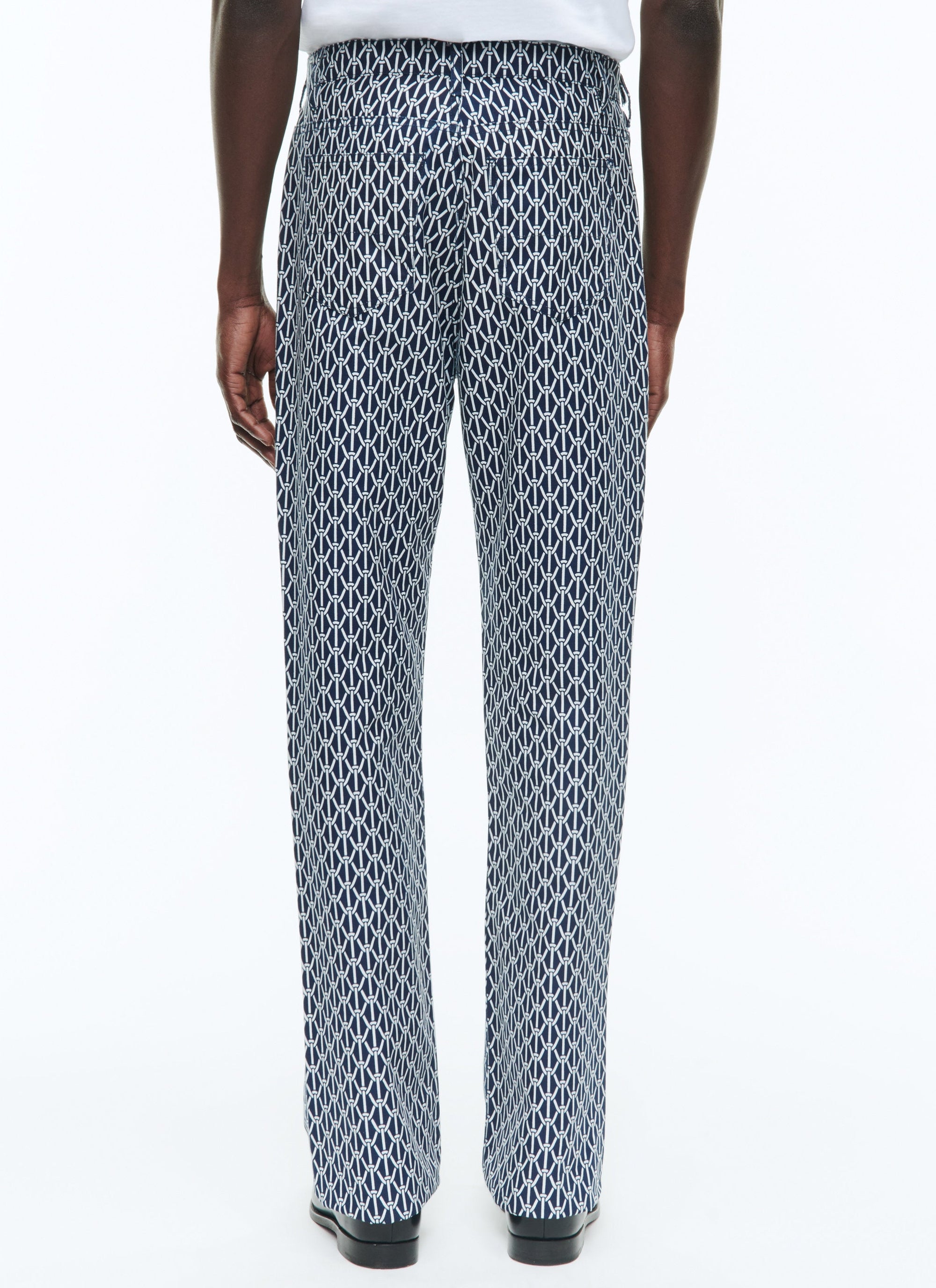 Pocket denim trousers - Navy